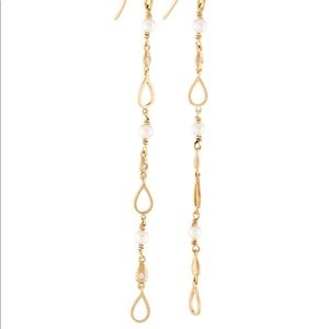 TIFFANY &Co. IRIDESSI 18K PEARL & DIAMOND EARRINGS